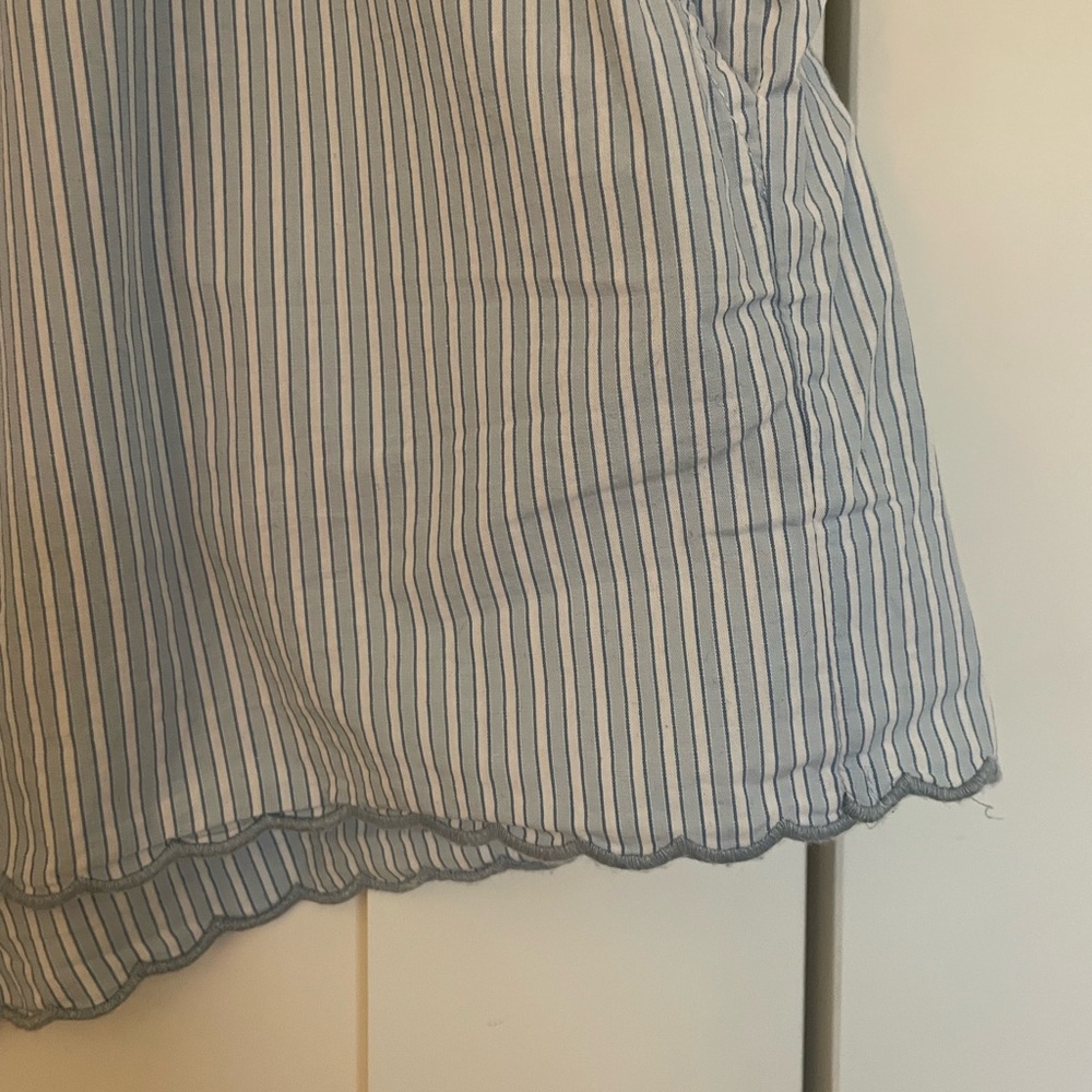 Wild Fable Light Blue Striped Shorts - Picture 3 of 4